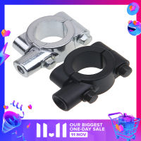 1 คู่ 8MM 10MM Handlebar Mount อะแดปเตอร์กระจกมองหลังรถจักรยานยนต์ขาตั้งกระจกคลิปเก็บสาย