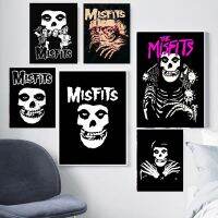 The Misfits พังก์ร็อกวงผ้าใบจิตรกรรมตกแต่งบ้านผนังศิลปะรูปภาพสำหรับห้องนั่งเล่น Liyanhong2