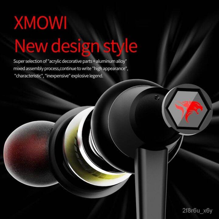 หูฟังเกมมิ่ง-xmowi-vx2-3-5mm-หูฟังสำหรับเล่นเกม-หูฟังมีสาย-หูฟังดูหนังฟังเพลง-มีไมโครโฟน-สายแข็งแรงทนทาน