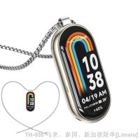 【LZ】✼  Mi Band 8 7 6 5 Metal Necklace Wrist Strap Pendant for Xiaomi Mi Band 4 Watch Case Miband 3 Wristband Mi 5 Bracelet