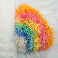 【CW】 30 Assorted Colors Latch Pre Cut Wool Yarn Set for Tapestry Rug Making Crafts