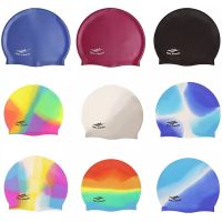 Silicone Swimming Cap Men Women Long Hair Waterproof Color Sports High Elastic Adults Swim Pool Hat Diving Hat Swimming Parts Swim Caps