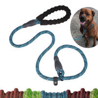 Dog Leash Traction Nylon Rope P Chain Dog Rope Comfortable Soft Adjustable Loop Collar Strongest Pulling Rope Leashes for Dogs