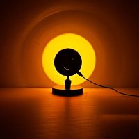 Rainbow Light Led USB Charging Sunset Lamp Internet Novelties Wall Projection Atmosphere Lighting Night Light Decorative Gifts Night Lights