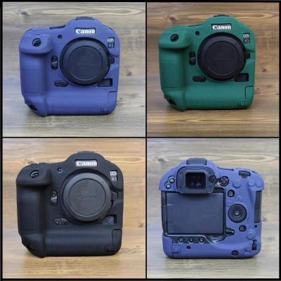 การออกแบบพื้นผิวป้องกันการลื่นไถลกระเป๋ากล้องเกราะซิลิโคนเคสผิวสำหรับ Canon EOS R3 Nikon Z9
