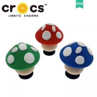 jibbitz cross แท้ หัวเข็มขัด รูปเห็ดน่ารัก สามมิติ DIY อุปกรณ์เสริม สําหรับตกแต่งรองเท้า 2023