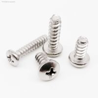 ∏✸△ 20/100pc M1.2 M1.4 M1.6 M2 M2.2 M2.6 M3 M3.5 M4 M5 304 Stainless Steel Cross Phillips Pan Round Head Flat End Self Tapping Screw