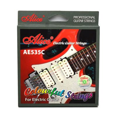 NEW Alice Colorful Electric Guitar Strings AE535C Coated Steel strings 0.09-0.42 inch