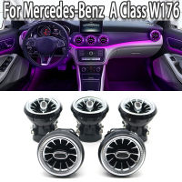 รถ12สี LED เครื่องปรับอากาศ Vent O Utlet กังหันระบายอากาศสำหรับ Benz A B CLA GLA ชั้น W117 W156 W176 W246