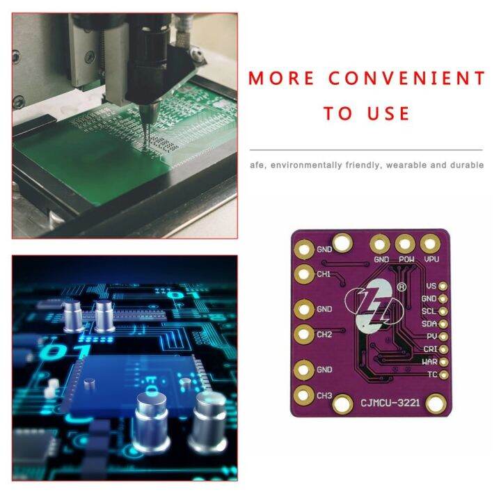 2023-hot-fuchijin77-i2c-ina3221-cjmcu-3221ปัดกระแสไฟฟ้าที่เซ็นเซอร์อุปกรณ์ตรวจแรงดันไฟฟ้า-ina219ใหม่โมดูลบอร์ดพัฒนา