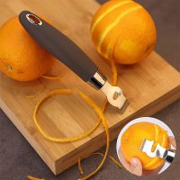 1pc Lemon Peeler Stainless Steel Lemon Zest Fruit Citrus Cutter Kitchen Gadgets Stainless Steel Knife Peeling Tools Graters  Peelers Slicers