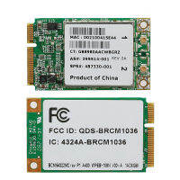 BCM94322MC 802.11b/g/n 300Mbps PCie ขนาดฮาล์ฟมินิแบบไร้สาย-N การ์ด WiFi 2.4G/5G Dual Band สำหรับ HP 210 G1/820 G1/840 G1