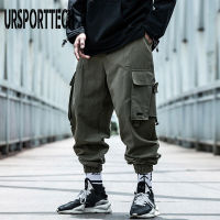 กางเกงคาร์โก้ผู้ชายฮิปฮอปฮาเร็มกางเกง Streetwear ฮาราจูกุติดตาม Jogger Sweatpant ผ้าฝ้าย Techwear กางเกงคาร์โก้กางเกงชายกางเกง...