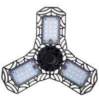 หลอดไฟ Led E27โคมไฟ Led 360องศา60W แสงอู่รถ110V 220V ไฟ Led เปลี่ยนรูปได้สำหรับคลังสินค้าห้องทำงานโรงงานยิม6000ลูเมน