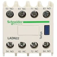 Authentic schneider LADN22C contactor auxiliary contact 2 open 2 closed contact 3 1 1 on 3 off four normally open closed