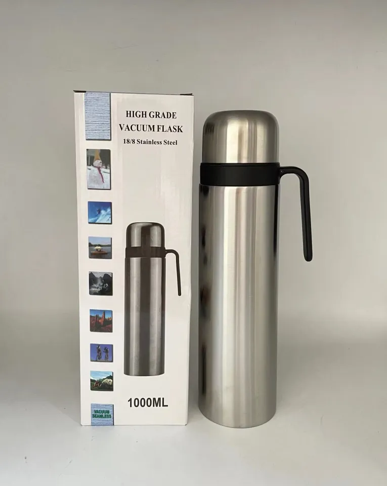 Yerba Mate Thermos 1000 ML Stainless Steel Flask Heat Insulated