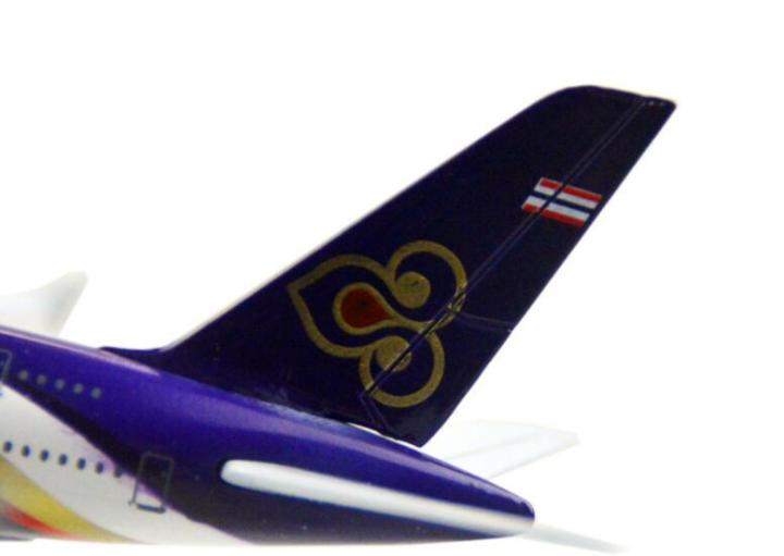 เครื่องบินจำลองของขวัญเด็ก-a380ไทยเครื่องบินสายการบิน-a380โลหะจำลองเครื่องบินจำลองเครื่องบินจำลองสำหรับเป็นของขวัญของเล่นเด็กคริสต์มาส