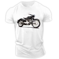 2022 Motorcycle Print Mens Clothing Shortsleeved Male Sports Tshirts Street Gildan