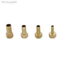 Brass Hose Fitting 6mm 8mm 10mm 12mm Barb Tail 1/4 quot; BSP Female Connector Air Pneumatic Pipe Joint Hose Adapter 2 Pcs