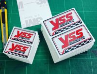 สติ๊กเกอร์ติดโช้ค YSS (1 ชุด : 2ใบ) มีทั้ง  ใหญ่ และ เล็ก 3M 100%