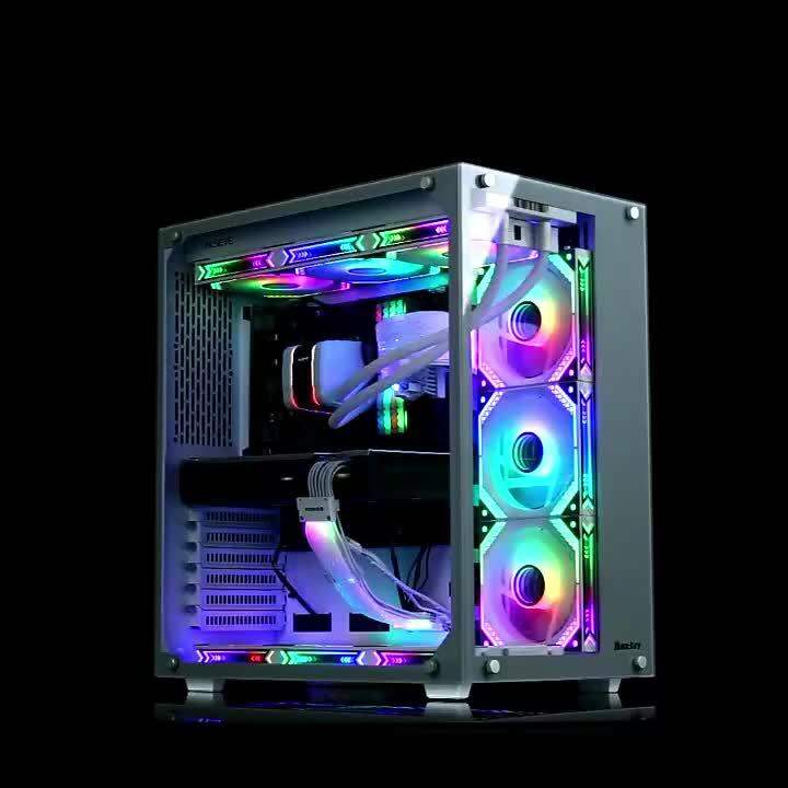 3 Pack Cooling Slient Fan No Wire Connection PC Case CPU Coolers