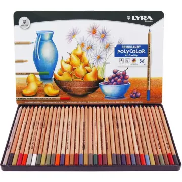 Lyra Rembrandt Polycolor Colored Pencils - 72 Professional Colored Pencils  for Artists and Students - Vibrant Smooth Colored Pencils for Drawing
