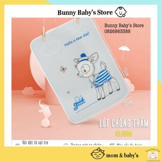 Lót chống thấm 4d good mama cho bé -bunnybabystore - ảnh sản phẩm 8