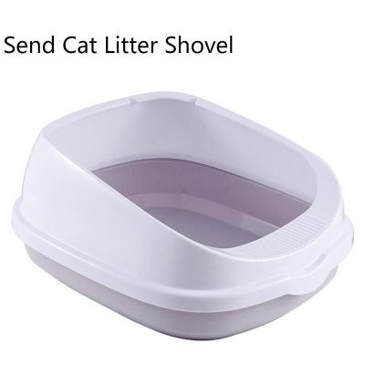 Large Cat Litter Box Super Large Semi-enclosed Cat Toilet Detachable Anti-splashing Cat Litter Box Cat Pet Supplies