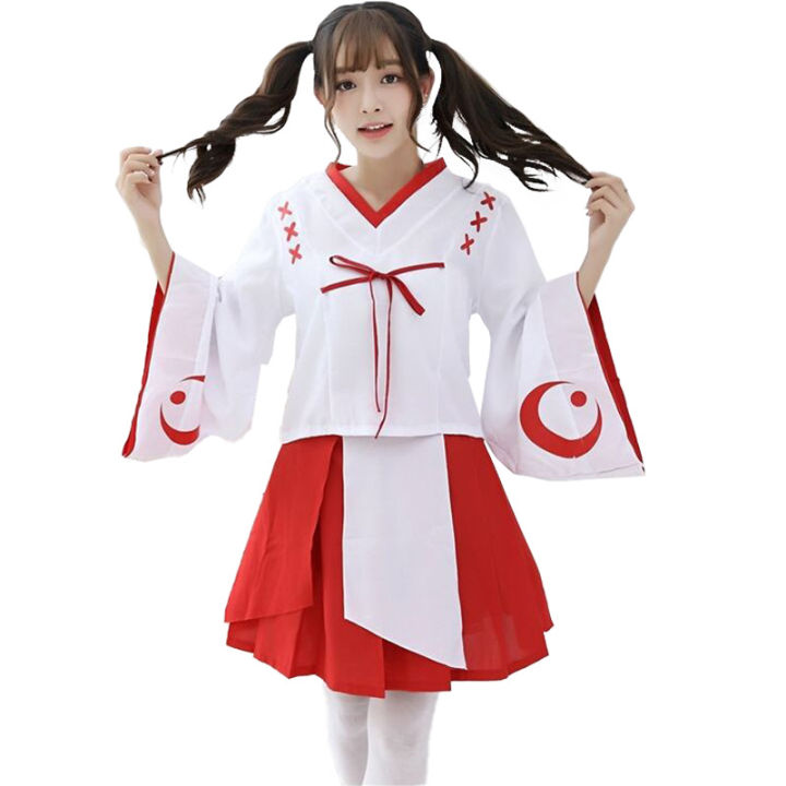 การค้าต่างประเทศส่งออกไปยัง-japanese-maid-anime-bliss-pure-land-ชุดกิโมโน-ชุดเดรสสำหรับผู้ใหญ่-cosplay