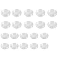 20Pcs Transparent Small Plastic Coin Box - 10 Pcs 18Mm &amp; 10 Pcs 32Mm