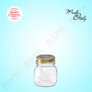 Hũ thủy tinh nắp vặn Quattro 150ml - Bormioli Rocco - Italy