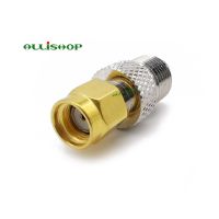 SMA - F Adapter RP SMA Plug to F Female Jack Straight RF Coaxial Connector For Antenna Auto Radio Electrical Connectors