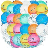 4-16 pcs Reusable Water Bomb balloons Summer Toy Water Toy for Boys and GirlsOutdoor Activities Self Sealing Water Splash Ball Balloons