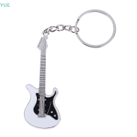 ?【Lowest price】YUE Creative Metal กีตาร์ไฟฟ้ามินิพวงกุญแจพวงกุญแจพวงกุญแจของขวัญ