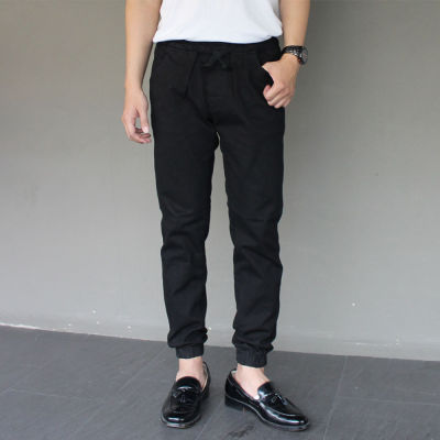 Golden Zebra Jeans กางเกงยีนส์ขาจั๊มเอวยางยืดสีดำไซส์เล็กไซส์ใหญ่