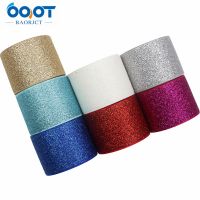 ▼ OOOT BAORJCT G-181027-144138MM 10Yards Solid Color Flash Powder Grosgrain RibbonWedding DecorationDIY Gift Wrapping Materials