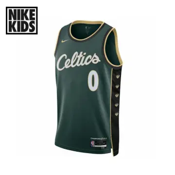 Nike Youth Boston Celtics Jayson Tatum #0 Swingman Jersey - Green - M Each