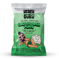 เฮลต์กูรู ขนมกินเล่น กะหล่ำดอกอบกรอบ รสเกลือและน้ำส้มสายชู Salt &amp; Vinegar Cauliflower Snack 56g Health Guru brand