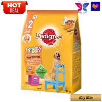 Pedigree Dog Food Puppy Chicken &amp; Egg &amp; Milk 2.7 kg / เพดดิกรี อาหารสูตรลูกสุนัข รสไก่ ไข่ และนม 2.7 กก.