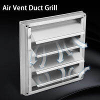 125150Mm Air Vent สแตนเลส Air Vent Duct Grill Wall Square Tumble Air Outlet Extractor ฝาครอบระบายอากาศพัดลม Outlet Cap