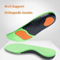 Orthopedic Insoles 3D Arch Support Shoes Pad Inserts  X/O Type Leg Flat Feet Correction Children Women Men Cushion Shoes Accessories