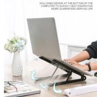 Laptop Stand Foldable Portable Ergonomic Bracket Viewing Angle Height Adjustable Holder Laptop Accessories