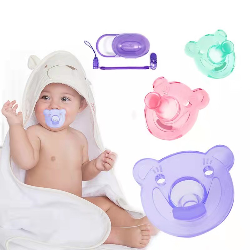 Baby Infant Toddler Travel Soother Pacifier Dummy Storage Case Box Cover Holder 