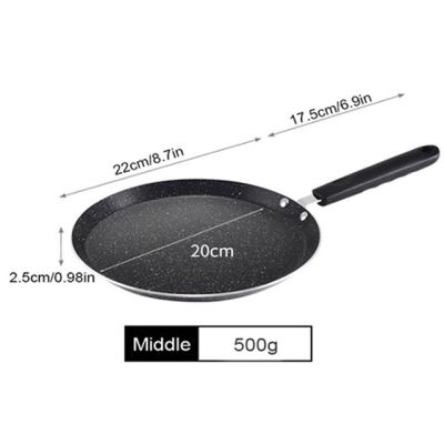 TEENRA Non-stick Frying Pan Maifan Stone Wok Aluminum Alloy Pan Pancake Egg Steak Frying Pot Pizza Panckae Pans Cooking Tools