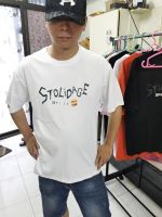 CQ Online Store เสื้อยืดแฟชั่นเกาหลีทรงหลวมเสื้อยืดคอกลมแขนสั้นลายมาใหม่ใส่ได้ทั้งผู้ชายและผู้หญิง