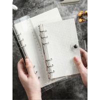 ♗Planner ปกสีใส ขนาด A5 และ A6  DIY PLANNER แพลนเนอร์สีใส รุ่น 6 ห่วง สมุดบันทึกไดอารี่✼