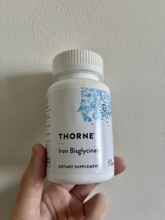 Thorne Research, Iron Bisglycinate, 60 Capsules