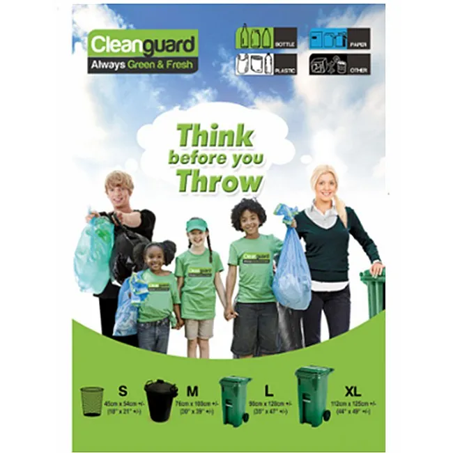 CLEANGUARD Biodegradable Garbage Bag (S, M, L, XL)