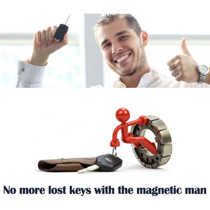 ที่ติดตู้เย็น-the-magnetic-man-ที่แขวนกุญแจ-magnetic-magnetics-ที่แขวนกุญแจติดตู้เย็น-ติกเหล็ก-ที่แขวนกุญแจแม่เหล็ก-แม่เหล็กติดตู้เย็น-คละสี