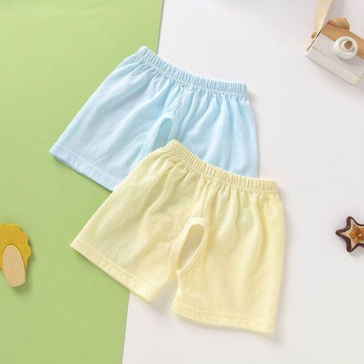 ready-2-packs-of-childrens-summer-cotton-shorts-thin-summer-pumpkin-pants-baby-crotch-pants